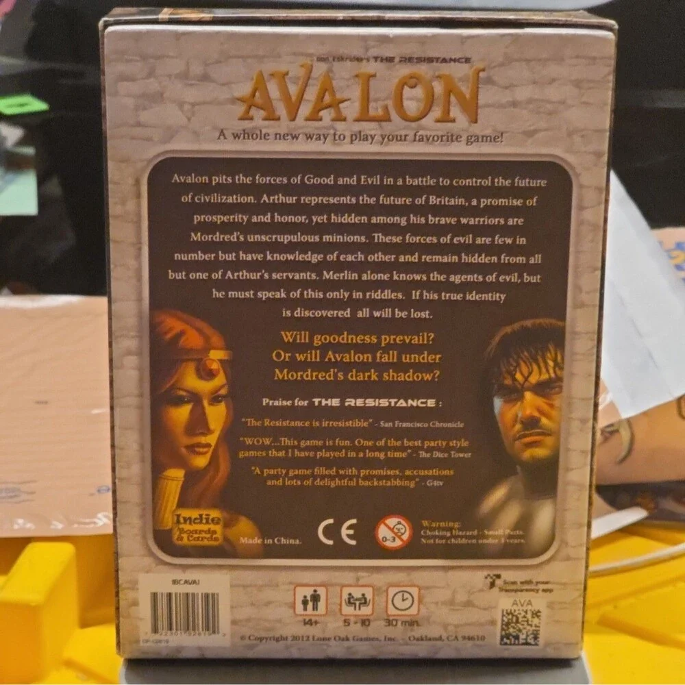 The Resistance: Avalon Game by Don Eskridge Indie Boards & Cards - Read
